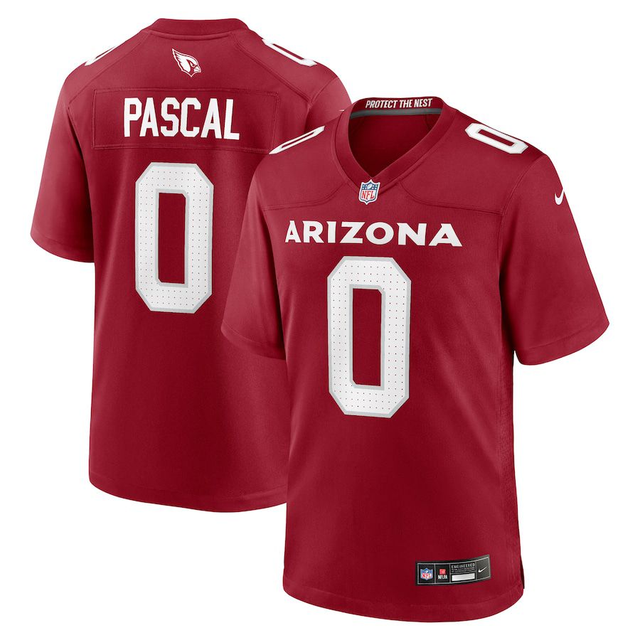 Men Arizona Cardinals #0 Zach Pascal Nike Cardinal Game Player NFL Jersey